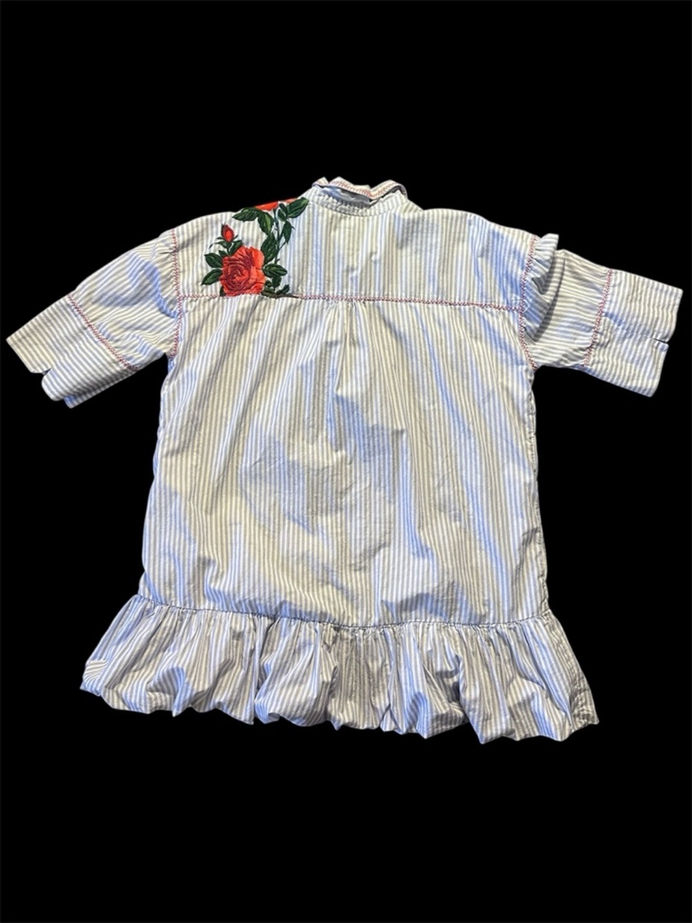 Anthropologie Maeve Short Sleeve Bubble Mini Shirt Dress Size XL EUC - Picture 6 of 7